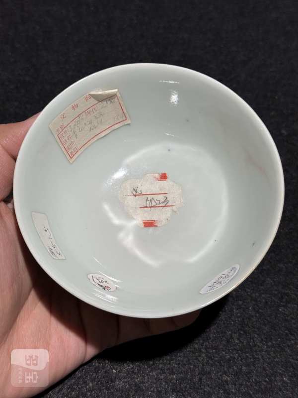 清光绪 青花花卉纹碗一对 - 图13
